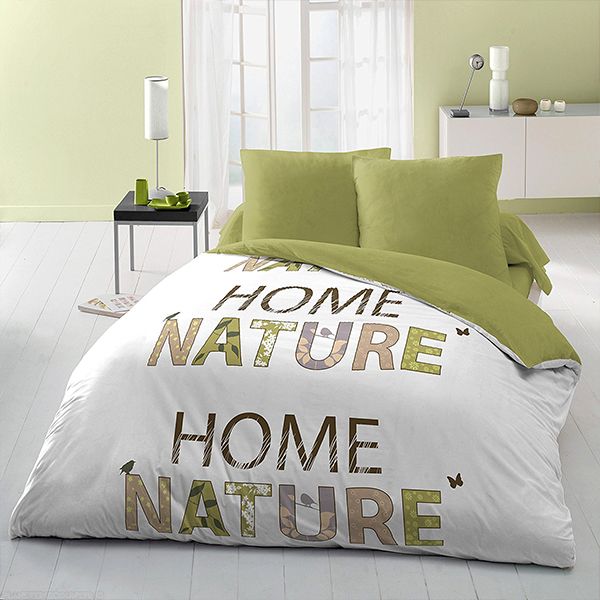 parure housse de couette 240x220 cm home nature - eur 22,90