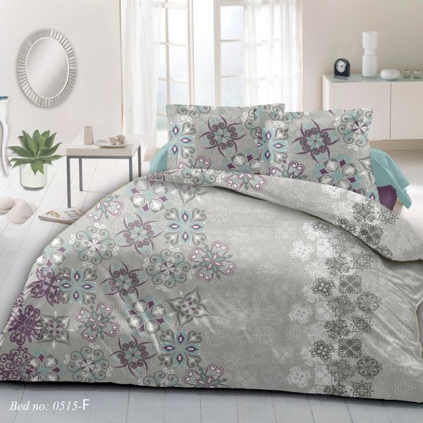 Parure de drap 100% Coton 57 fils Bosphorus Mauve 240x300 Parure de drap 100% Coton 57 fils Bosphorus Mauve 240x300