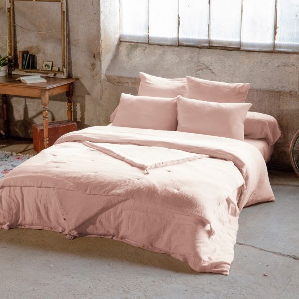 Housse de couette 100% Gaze de Coton 74 fils