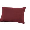 Taie d'oreiller 50x70 cm Gaze de Coton Lie De Vin