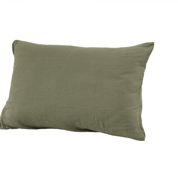 Taie d'oreiller 50x70 cm Gaze de Coton Romarin