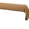 Taie de Traversin 85x185 cm Gaze de Coton Camel