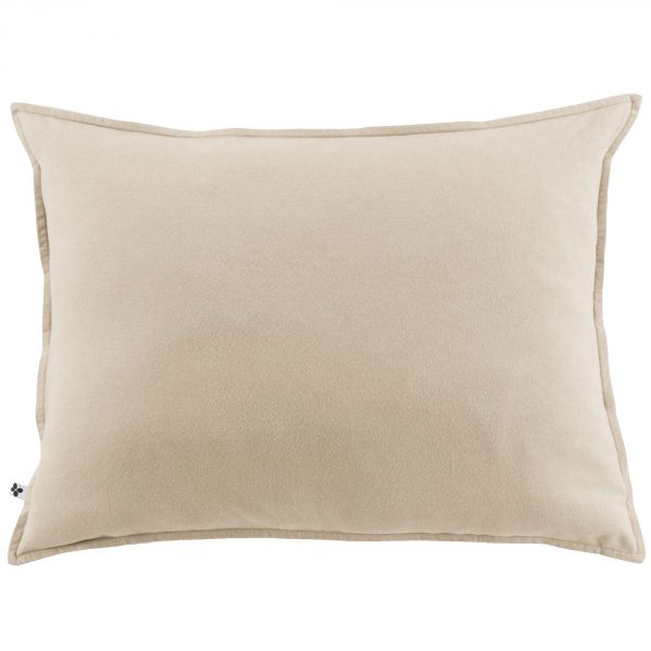 Taie d'oreiller 50x70 cm Flanelle de Coton Sable