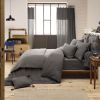 Taie de Traversin 85x185 cm Gaze de Coton Granit