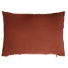 Taie d'oreiller 50x70 cm Gaze de Coton Terracotta