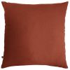 Taie d'oreiller 60x60 cm Gaze de Coton Terracotta