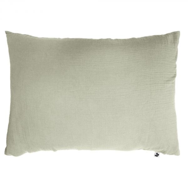 Taie d'oreiller 50x70 cm Gaze de Coton Vert D’eau