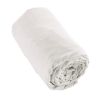 Drap housse 140x190 +30 cm Flanelle de Coton Neige
