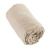 Drap housse 180x200 +30 cm Flanelle de Coton Sable