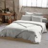 Drap housse 160x200 +30 cm Gaze de Coton Nuage