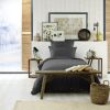 Housse de couette 140x200 Flanelle de Coton Orage