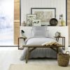 Housse de couette 140x200 Flanelle de Coton Brume