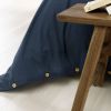 Housse de couette 220x240 Flanelle de Coton Nuit