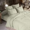 Housse de couette 240x260 Gaze de Coton Vert d’eau
