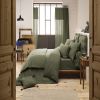 Rideau Ajustable 140x300 cm Gaze de Coton Romarin