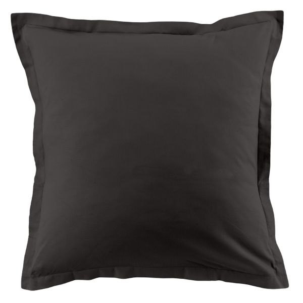 Housse de couette 200x200 cm + 2 taies d'oreiller 63x63 cm Coton 57 fils Gris Fo