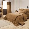 Housse de couette 140x200 cm en Gaze de coton Gaïa Camel