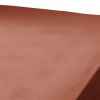 Drap housse 140x190 cm en Gaze de coton Gaïa Terracotta