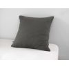 Taie d'oreiller 60x60 cm Gaze de coton Gaïa Granit