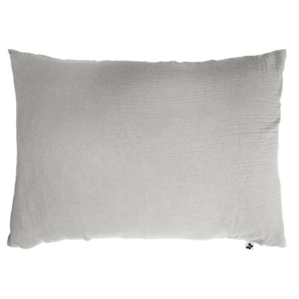 Taie d'oreiller 50x70 cm Gaze de coton Gaïa Nuage