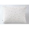 Taie d'oreiller 50x70 cm Gaze de coton Gaïa à pois brodés Chantilly