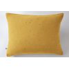 Taie d'oreiller 50x70 cm Gaze de coton Gaïa à pois brodés Safran