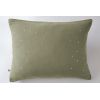 Taie d'oreiller 50x70 cm Gaze de coton Gaïa à pois brodés Romarin