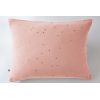 Taie d'oreiller 50x70 cm Gaze de coton Gaïa à pois brodés Rose