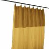Rideau ajustable 140x300 cm Gaze de coton Gaïa Safran