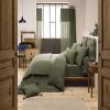Rideau ajustable 140x300 cm Gaze de coton Gaïa Romarin