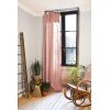 Rideau ajustable 140x300 cm Gaze de coton Gaïa Rose