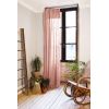 Rideau ajustable 140x300 cm Gaze de coton Gaïa Rose