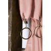 Rideau ajustable 140x300 cm Gaze de coton Gaïa Rose