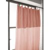 Rideau ajustable 140x300 cm Gaze de coton Gaïa Rose
