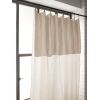 Rideau ajustable 140x300 cm Gaze de coton Gaïa Naturel