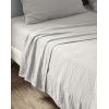 Drap plat 240x300 cm Gaze de coton Gaïa Nuage