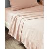 Drap plat 270x300 cm Gaze de coton Gaïa Guimauve