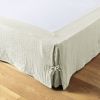 Cache sommier 90x190 cm Gaze de coton Gaïa Vert d'eau