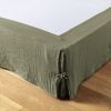 Cache sommier 140x190 cm Gaze de coton Gaïa Romarin