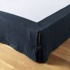 Cache sommier 140x190 cm Gaze de coton Gaïa Minuit