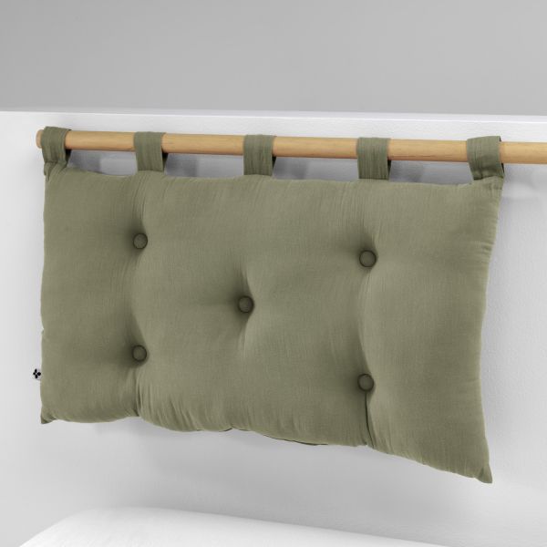 Tête de lit 50x80 cm Gaze de coton Gaïa Romarin