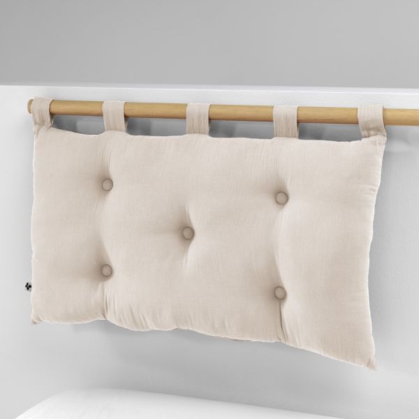 Tête de lit 50x80 cm Gaze de coton Gaïa Naturel