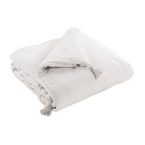 Bout de lit 90x200 cm Gaze de coton Gaïa Chantilly