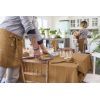 Nappe rectangle 150x250 cm Gaze de coton Gaïa Camel