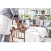 Nappe rectangle 150x350 cm Gaze de coton Gaïa Chantilly