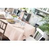 Nappe rectangle 150x350 cm Gaze de coton Gaïa Guimauve