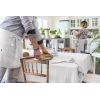 Nappe rectangle 150x250 cm Gaze de coton Gaïa Nuage