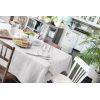 Nappe rectangle 150x350 cm Gaze de coton Gaïa Nuage