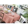 Nappe rectangle 150x250 cm Gaze de coton Gaïa Rose