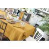 Nappe rectangle 150x250 cm Gaze de coton Gaïa Safran